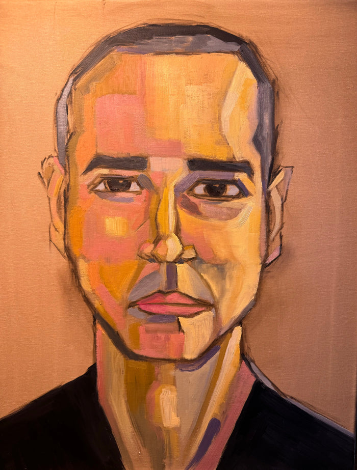 Self Portrait 2 by Esteban Guerra, oil on canvas